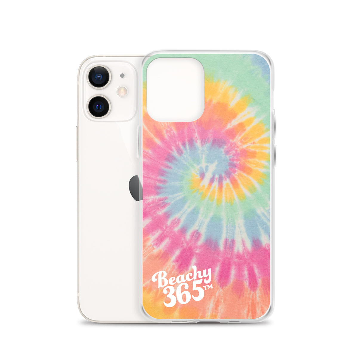 Sherbet Rainbow Tie-Dye iPhone Case