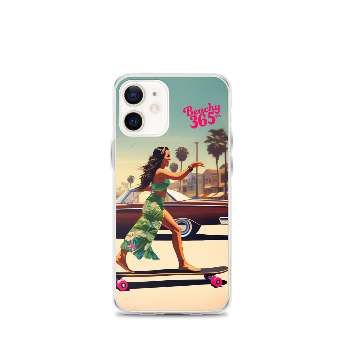 Skate Like an Egyptian - Longboard Dancer iPhone Case