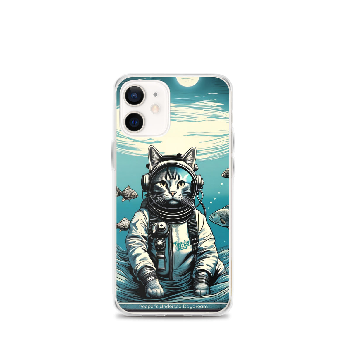 Peeper the Cat's Undersea Daydream iPhone Case