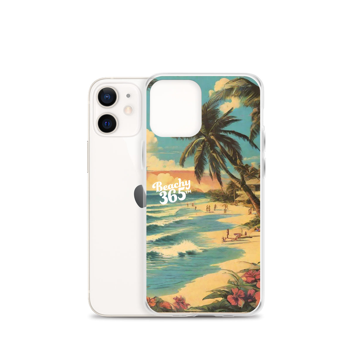 Postcard Tropical Beach iPhone Case