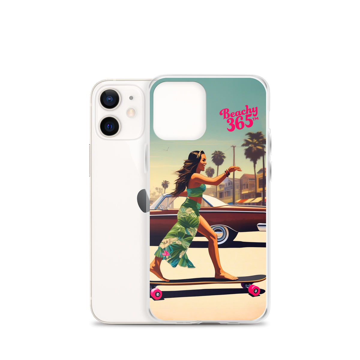 Skate Like an Egyptian - Longboard Dancer iPhone Case
