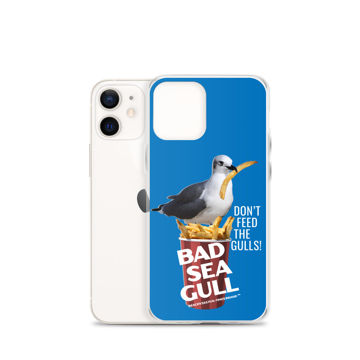 Bad Seagull Jumbo Fries iPhone Case