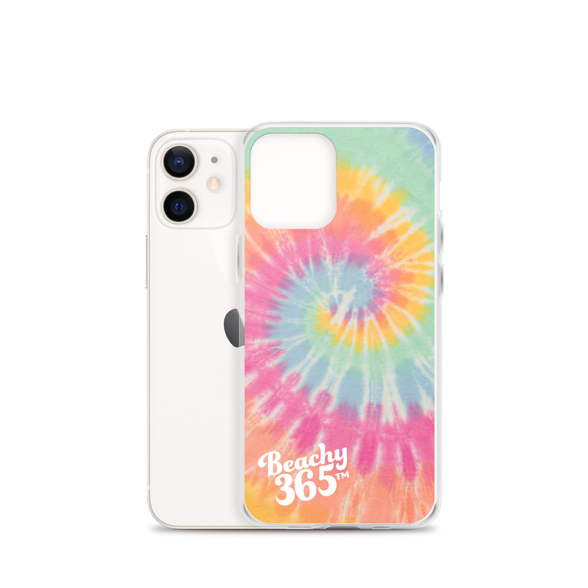 Sherbet Rainbow Tie-Dye iPhone Case