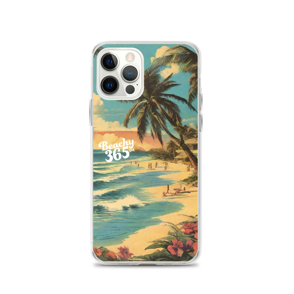 Postcard Tropical Beach iPhone Case