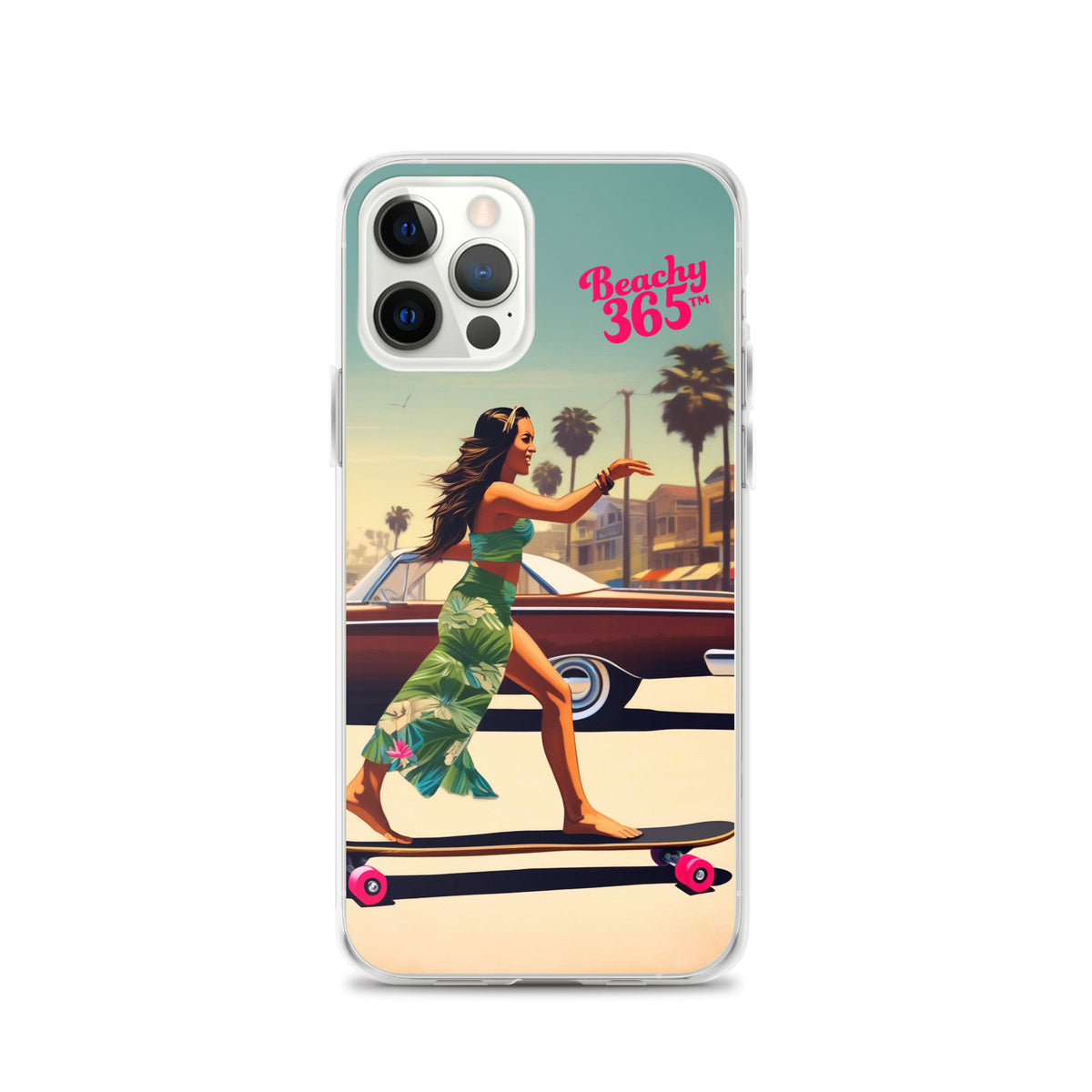 Skate Like an Egyptian - Longboard Dancer iPhone Case