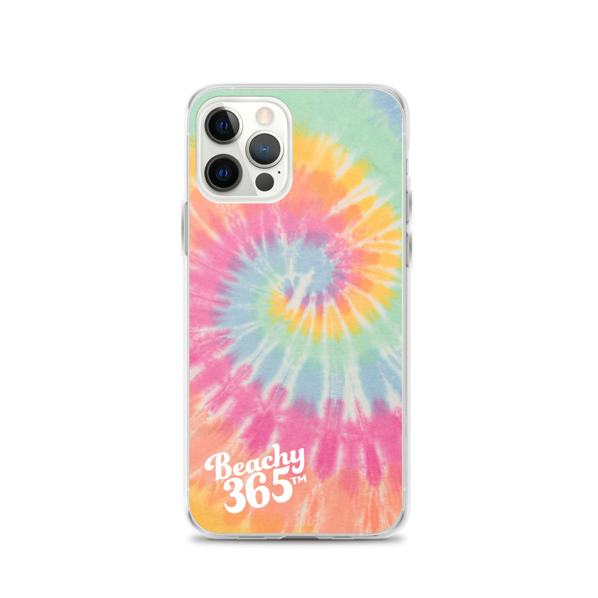 Sherbet Rainbow Tie-Dye iPhone Case