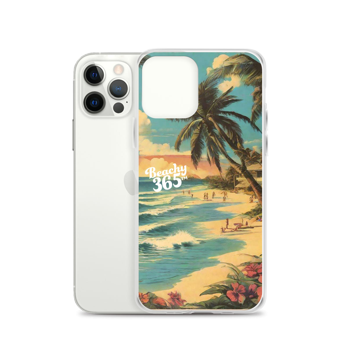 Postcard Tropical Beach iPhone Case