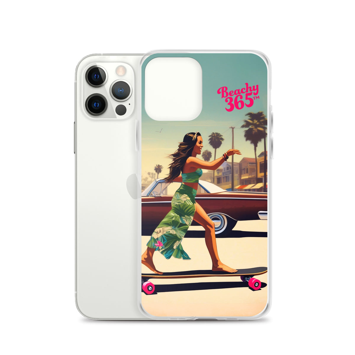 Skate Like an Egyptian - Longboard Dancer iPhone Case