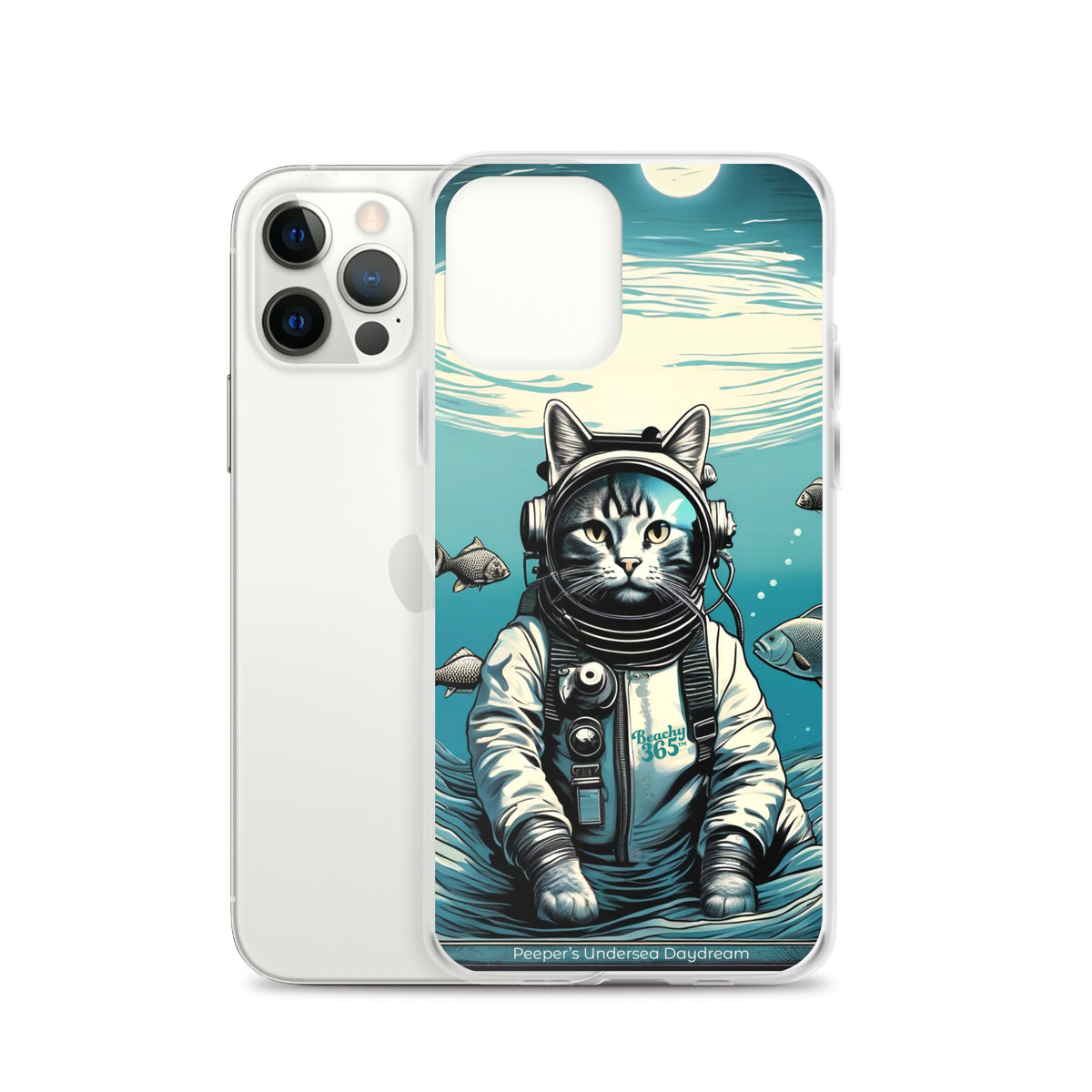 Peeper the Cat's Undersea Daydream iPhone Case