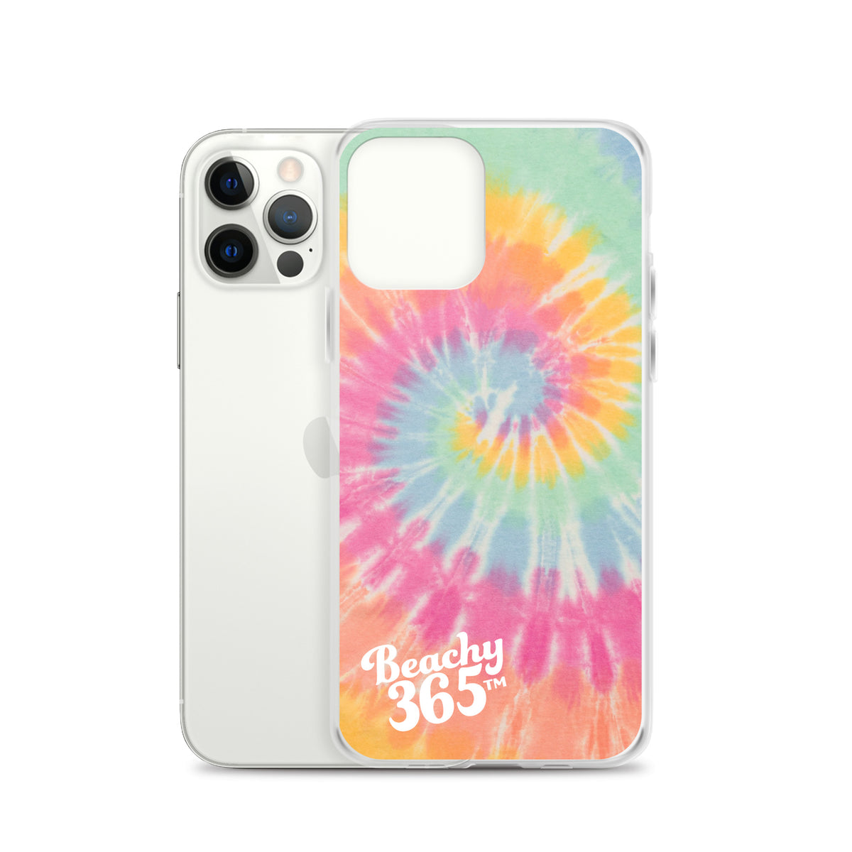 Sherbet Rainbow Tie-Dye iPhone Case