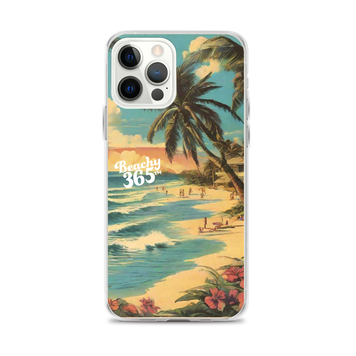 Postcard Tropical Beach iPhone Case
