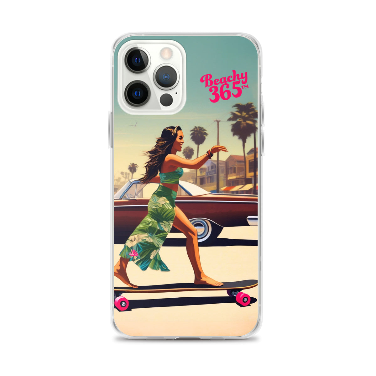 Skate Like an Egyptian - Longboard Dancer iPhone Case