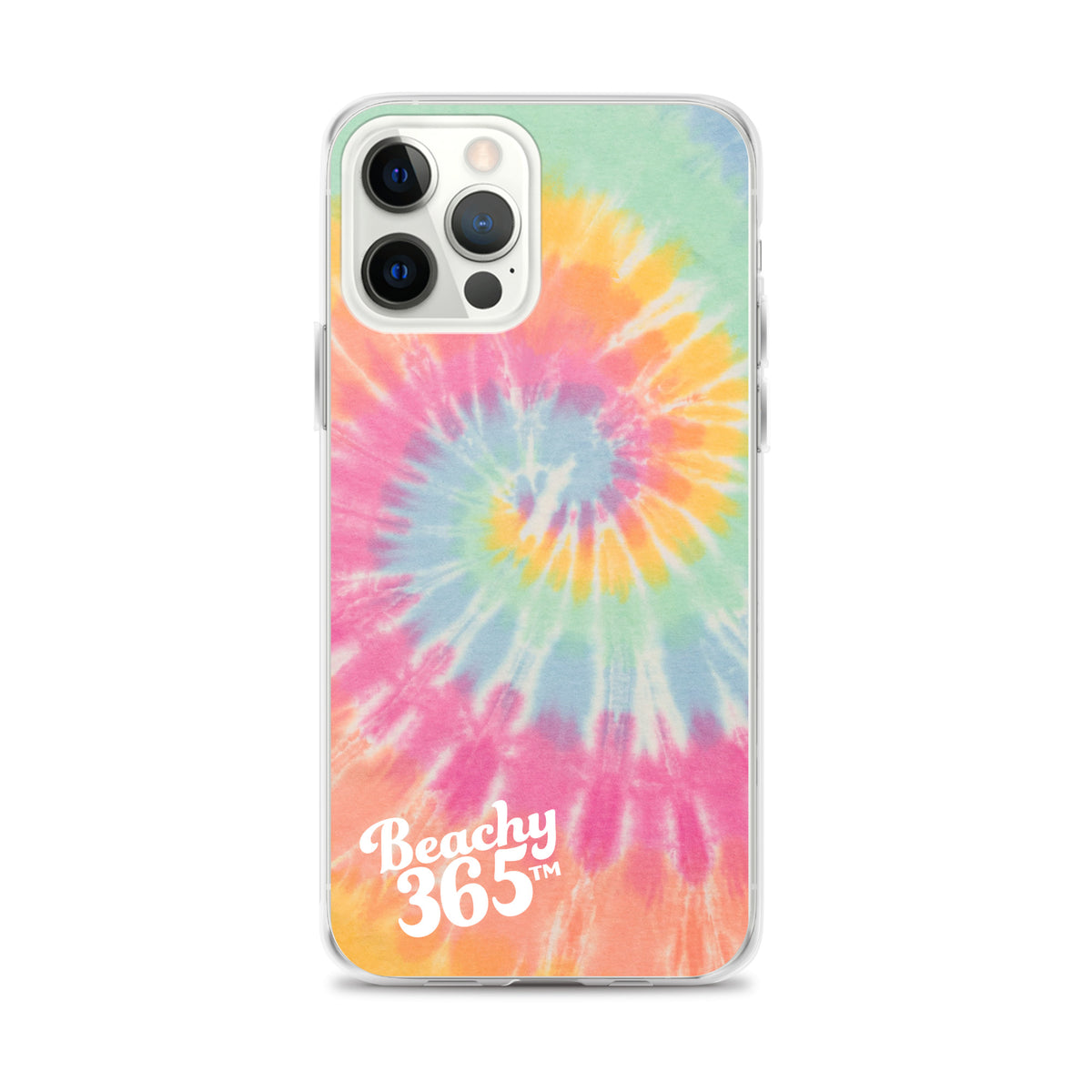 Sherbet Rainbow Tie-Dye iPhone Case