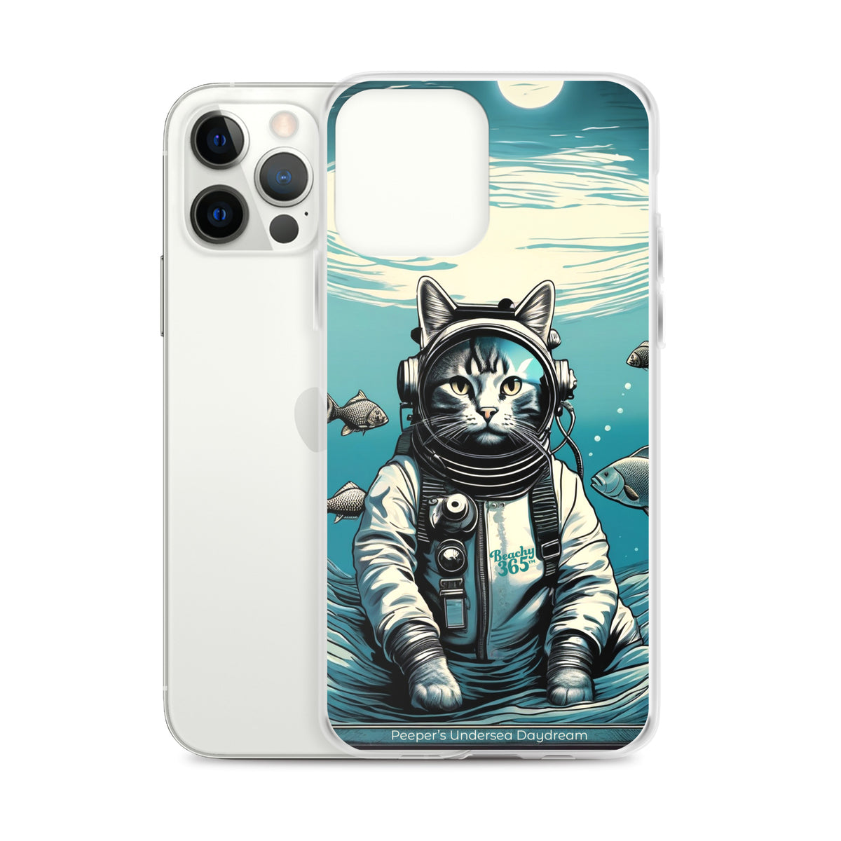 Peeper the Cat's Undersea Daydream iPhone Case