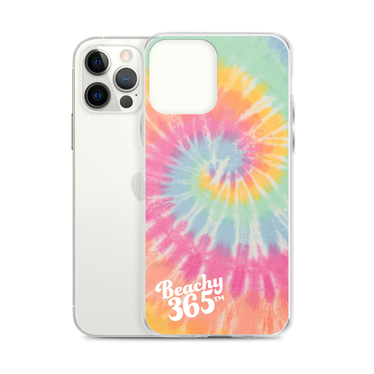 Sherbet Rainbow Tie-Dye iPhone Case