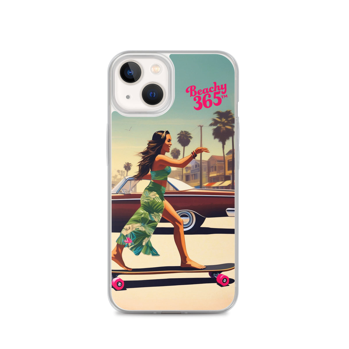 Skate Like an Egyptian - Longboard Dancer iPhone Case