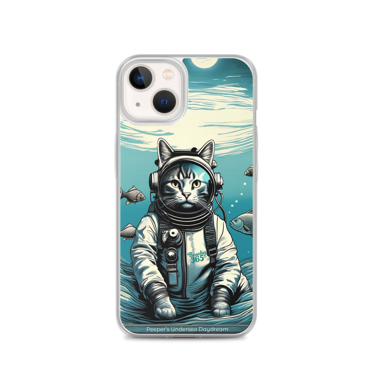Peeper the Cat's Undersea Daydream iPhone Case