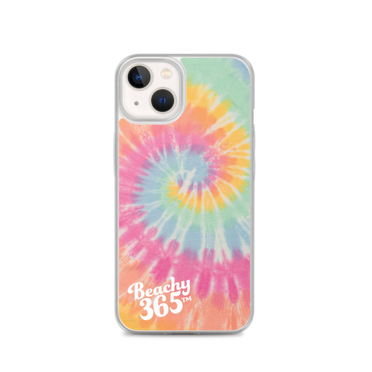 Sherbet Rainbow Tie-Dye iPhone Case