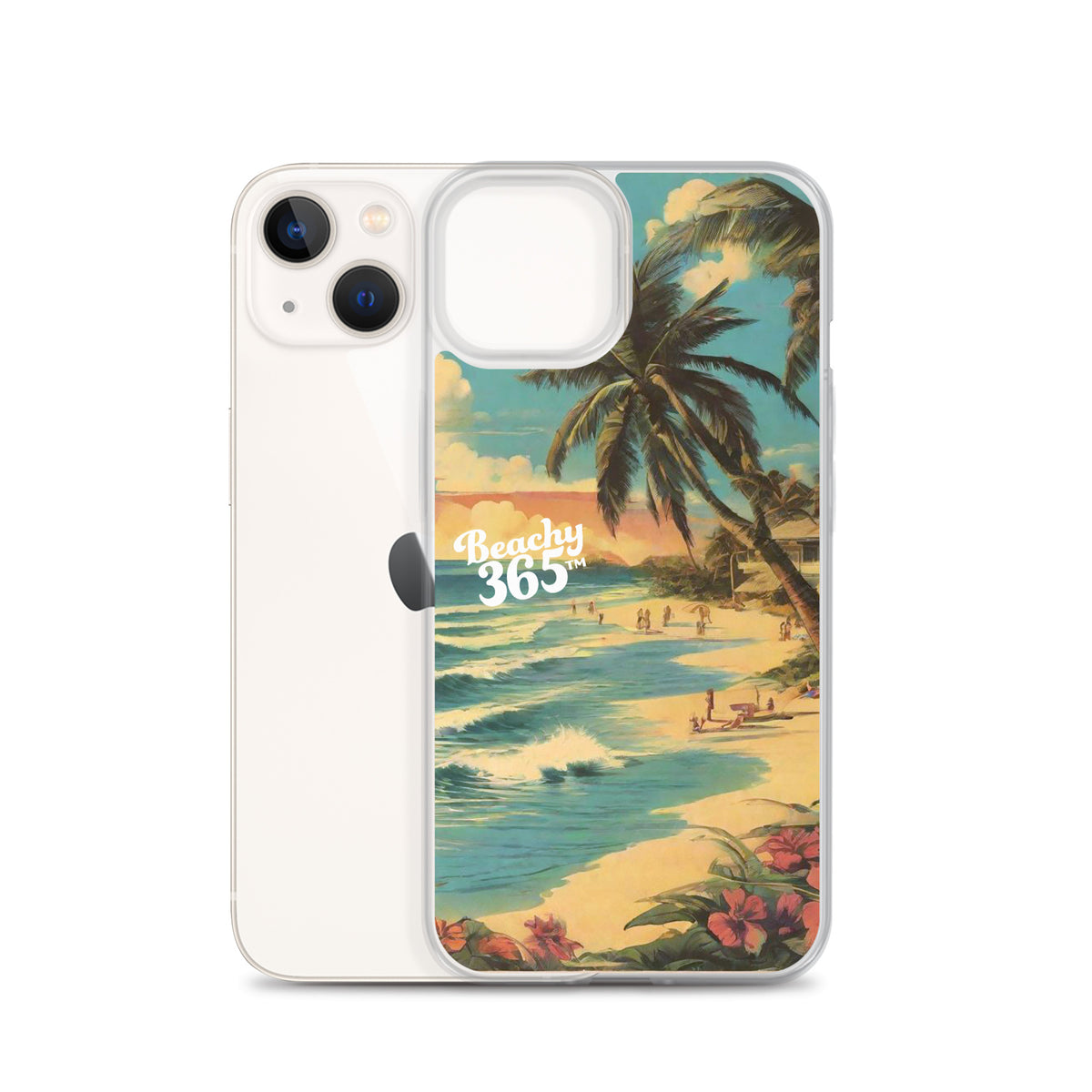 Postcard Tropical Beach iPhone Case