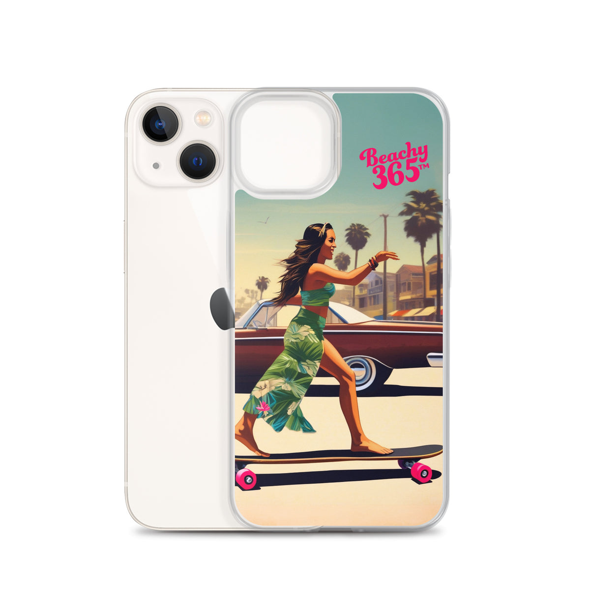Skate Like an Egyptian - Longboard Dancer iPhone Case