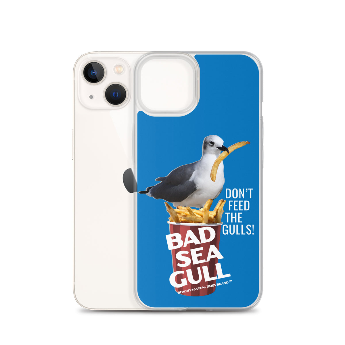 Bad Seagull Jumbo Fries iPhone Case