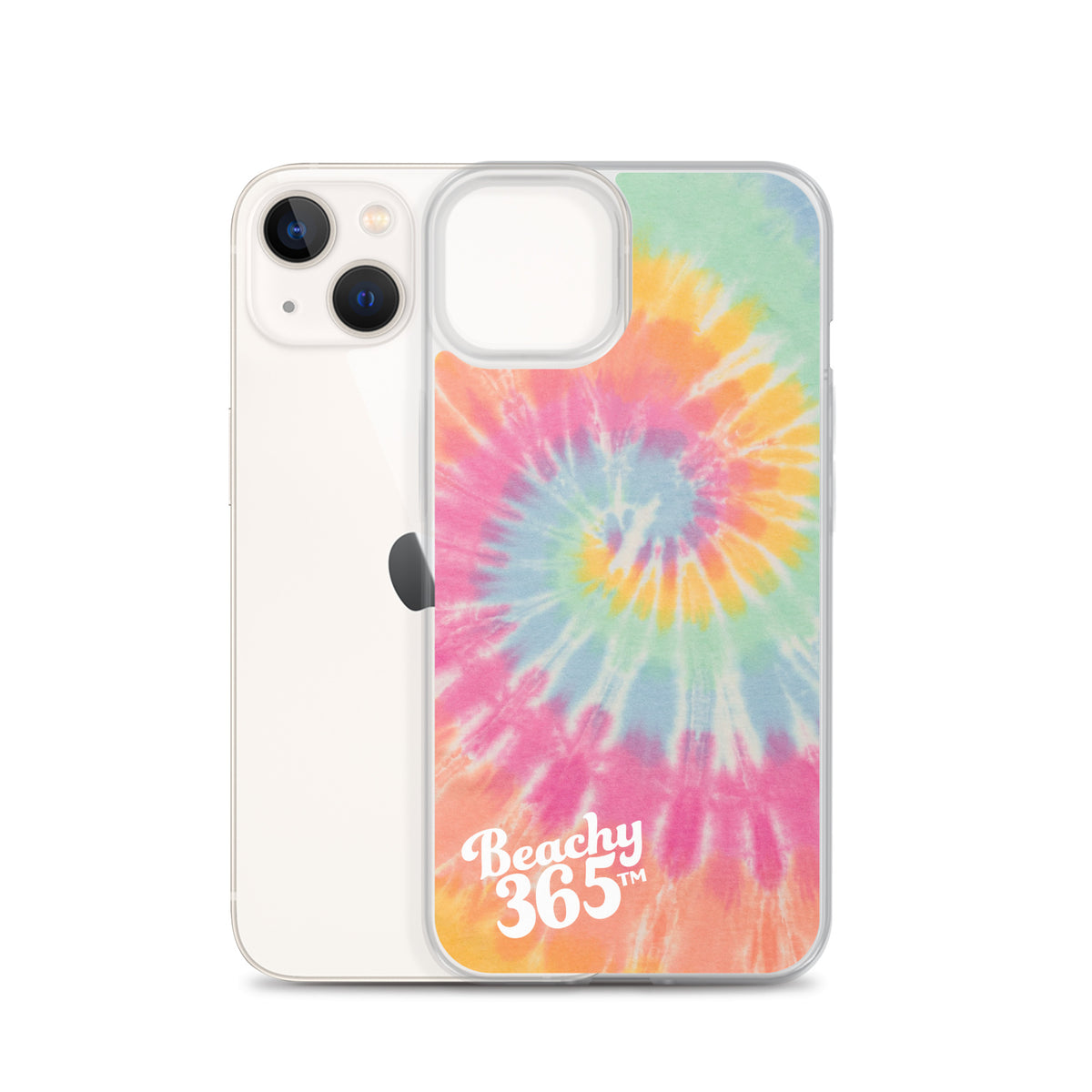 Sherbet Rainbow Tie-Dye iPhone Case