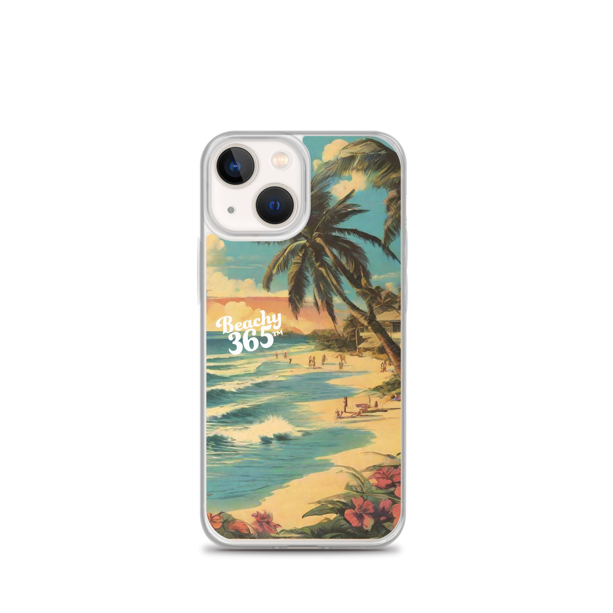 Postcard Tropical Beach iPhone Case