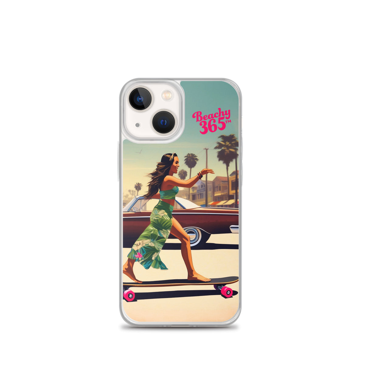 Skate Like an Egyptian - Longboard Dancer iPhone Case