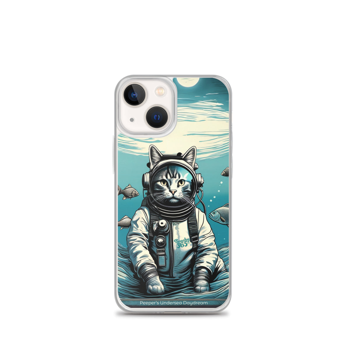 Peeper the Cat's Undersea Daydream iPhone Case