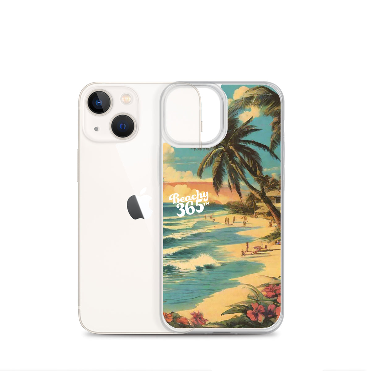 Postcard Tropical Beach iPhone Case