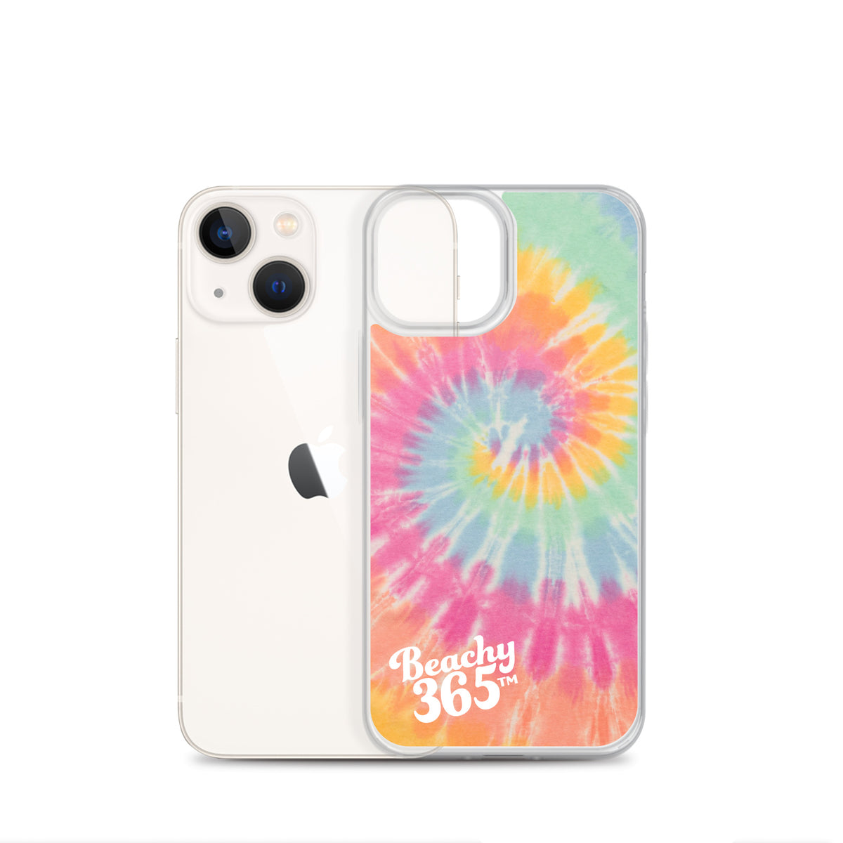 Sherbet Rainbow Tie-Dye iPhone Case