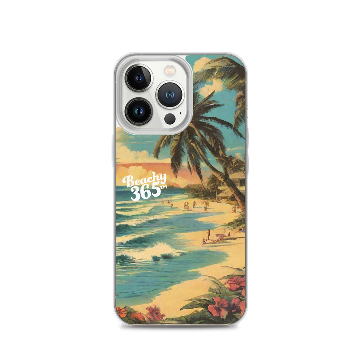 Postcard Tropical Beach iPhone Case