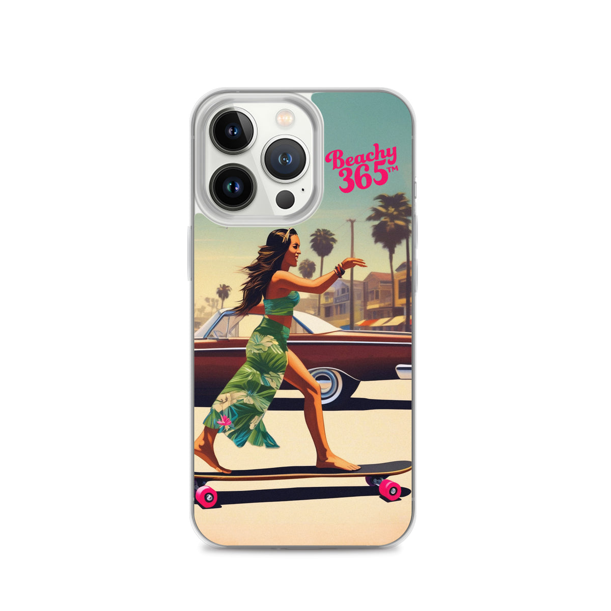 Skate Like an Egyptian - Longboard Dancer iPhone Case