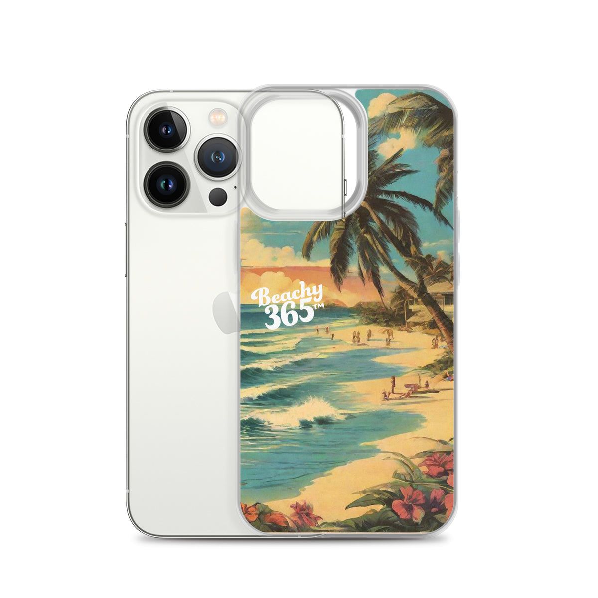 Postcard Tropical Beach iPhone Case