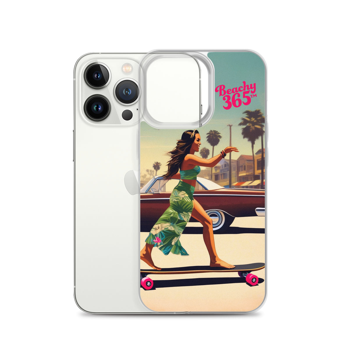 Skate Like an Egyptian - Longboard Dancer iPhone Case