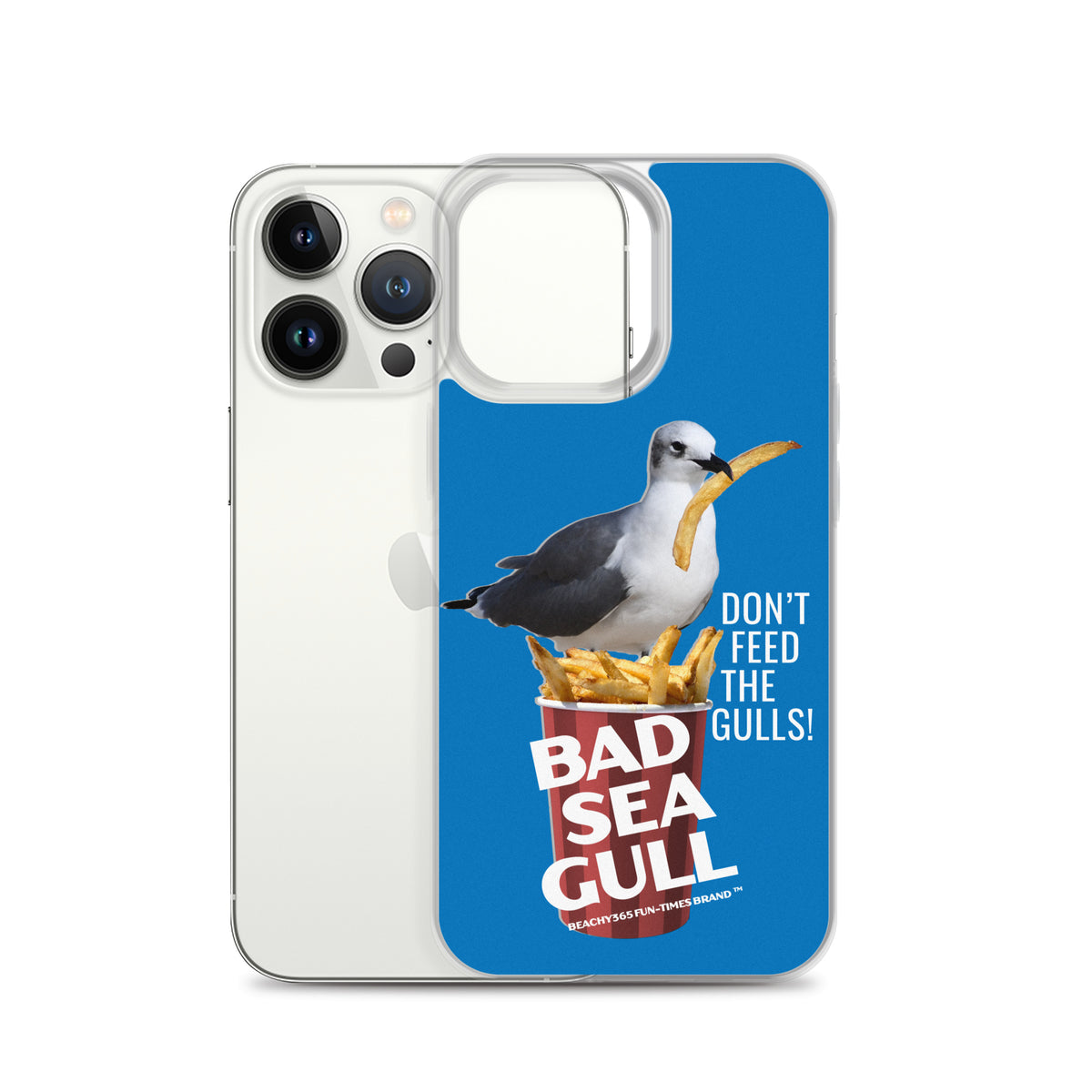 Bad Seagull Jumbo Fries iPhone Case