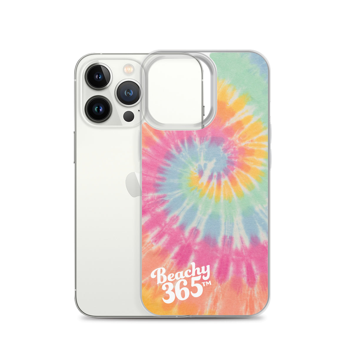 Sherbet Rainbow Tie-Dye iPhone Case