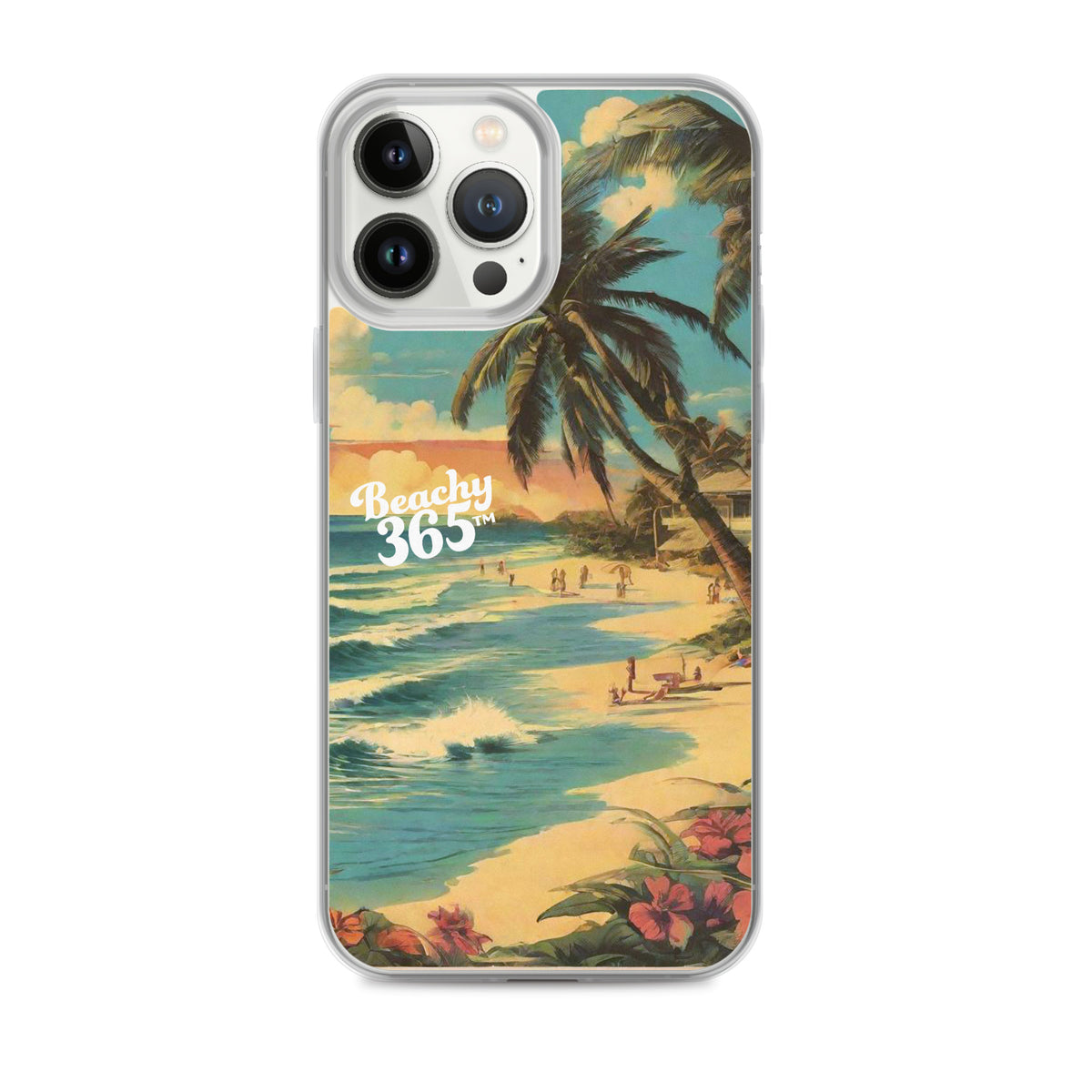 Postcard Tropical Beach iPhone Case