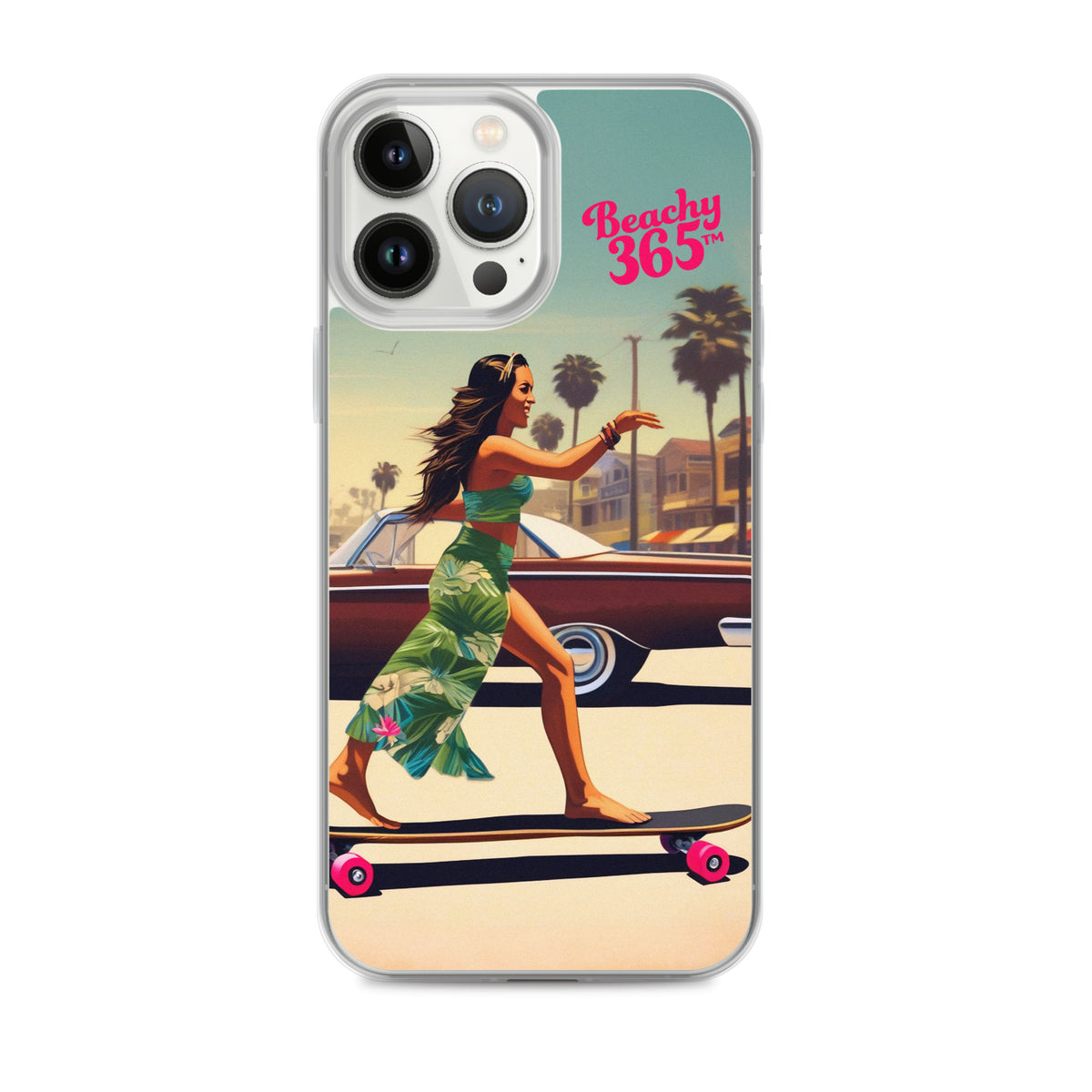 Skate Like an Egyptian - Longboard Dancer iPhone Case