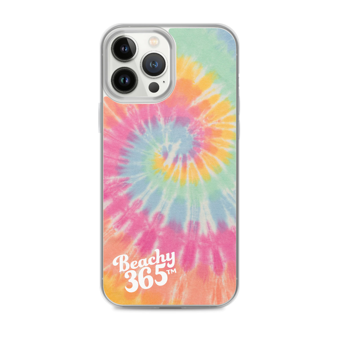 Sherbet Rainbow Tie-Dye iPhone Case