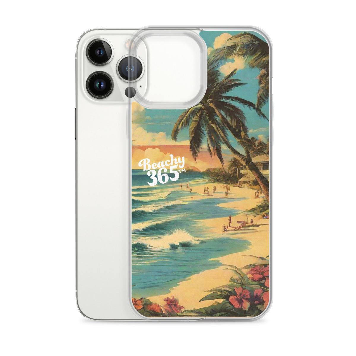 Postcard Tropical Beach iPhone Case