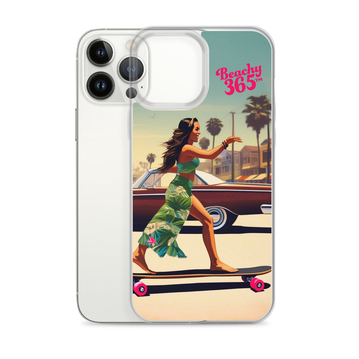Skate Like an Egyptian - Longboard Dancer iPhone Case