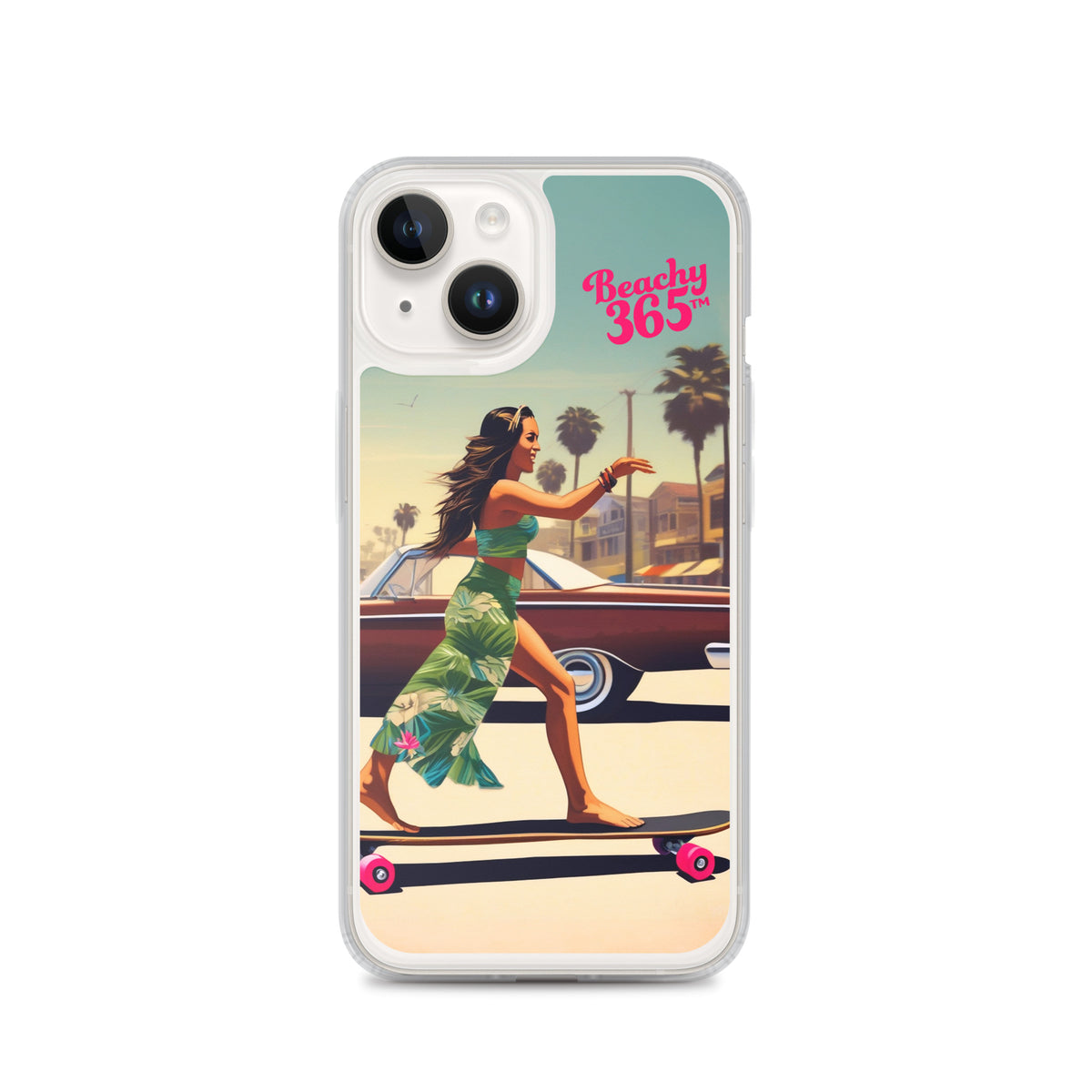 Skate Like an Egyptian - Longboard Dancer iPhone Case