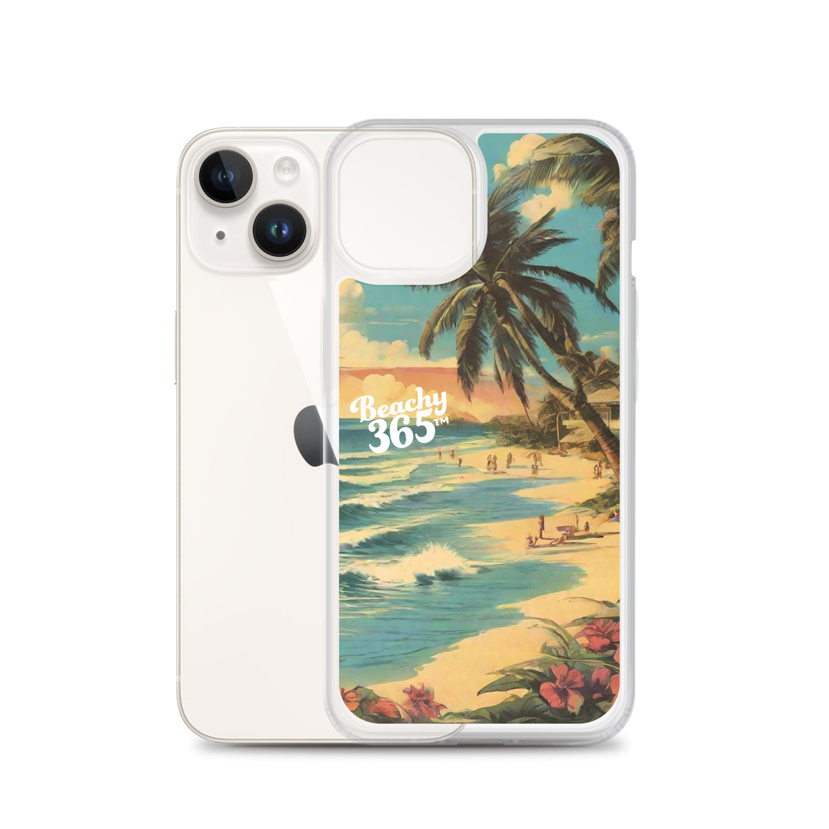 Postcard Tropical Beach iPhone Case