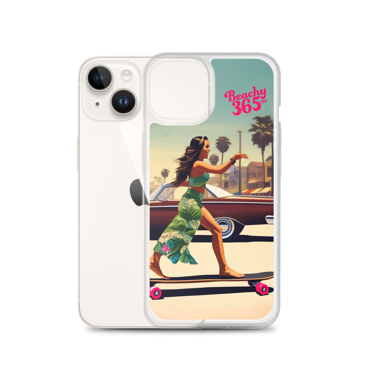 Skate Like an Egyptian - Longboard Dancer iPhone Case
