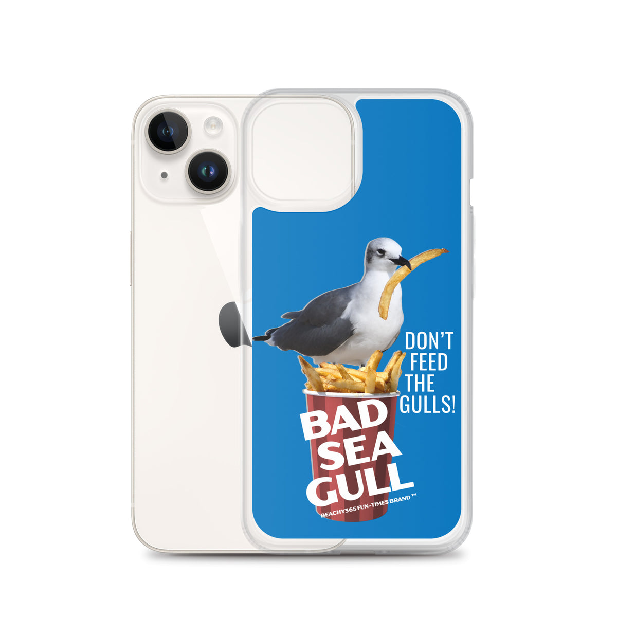 Bad Seagull Jumbo Fries iPhone Case
