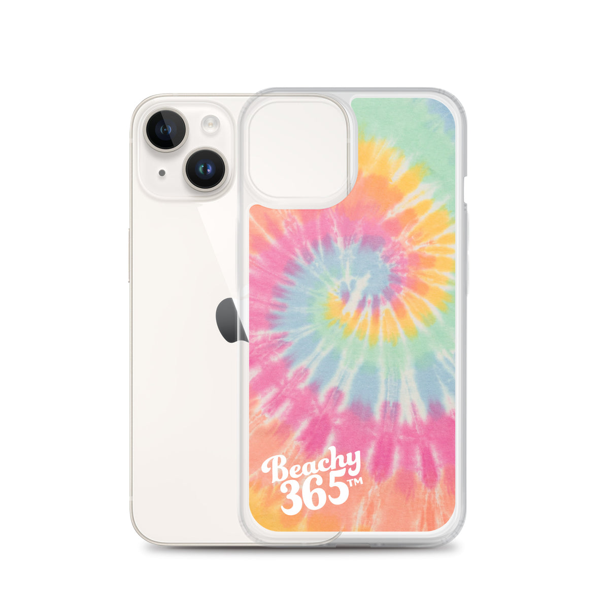 Sherbet Rainbow Tie-Dye iPhone Case