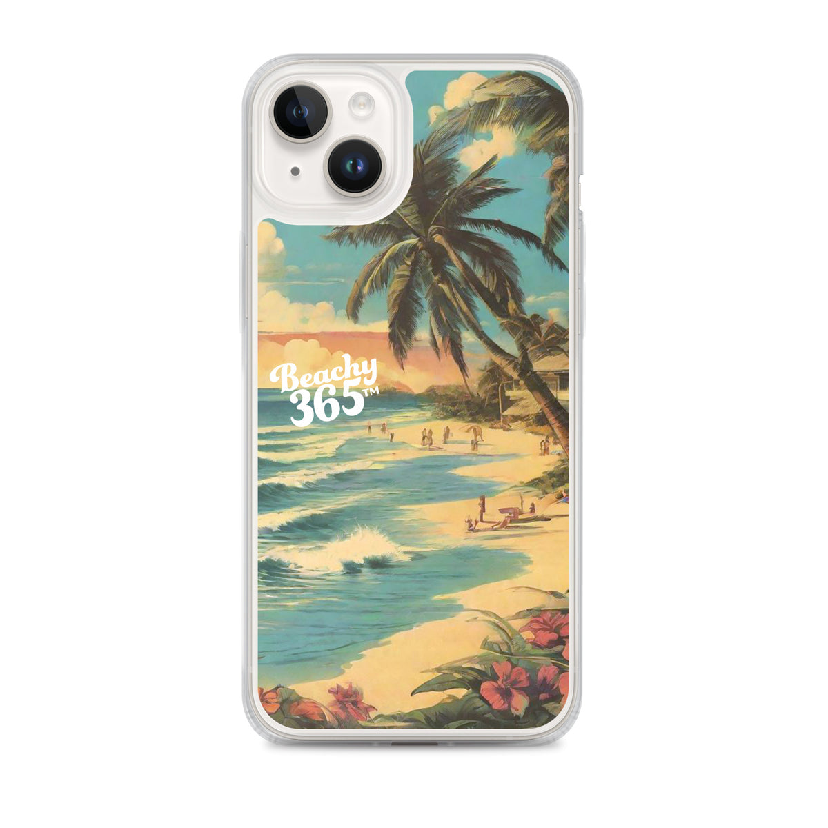 Postcard Tropical Beach iPhone Case