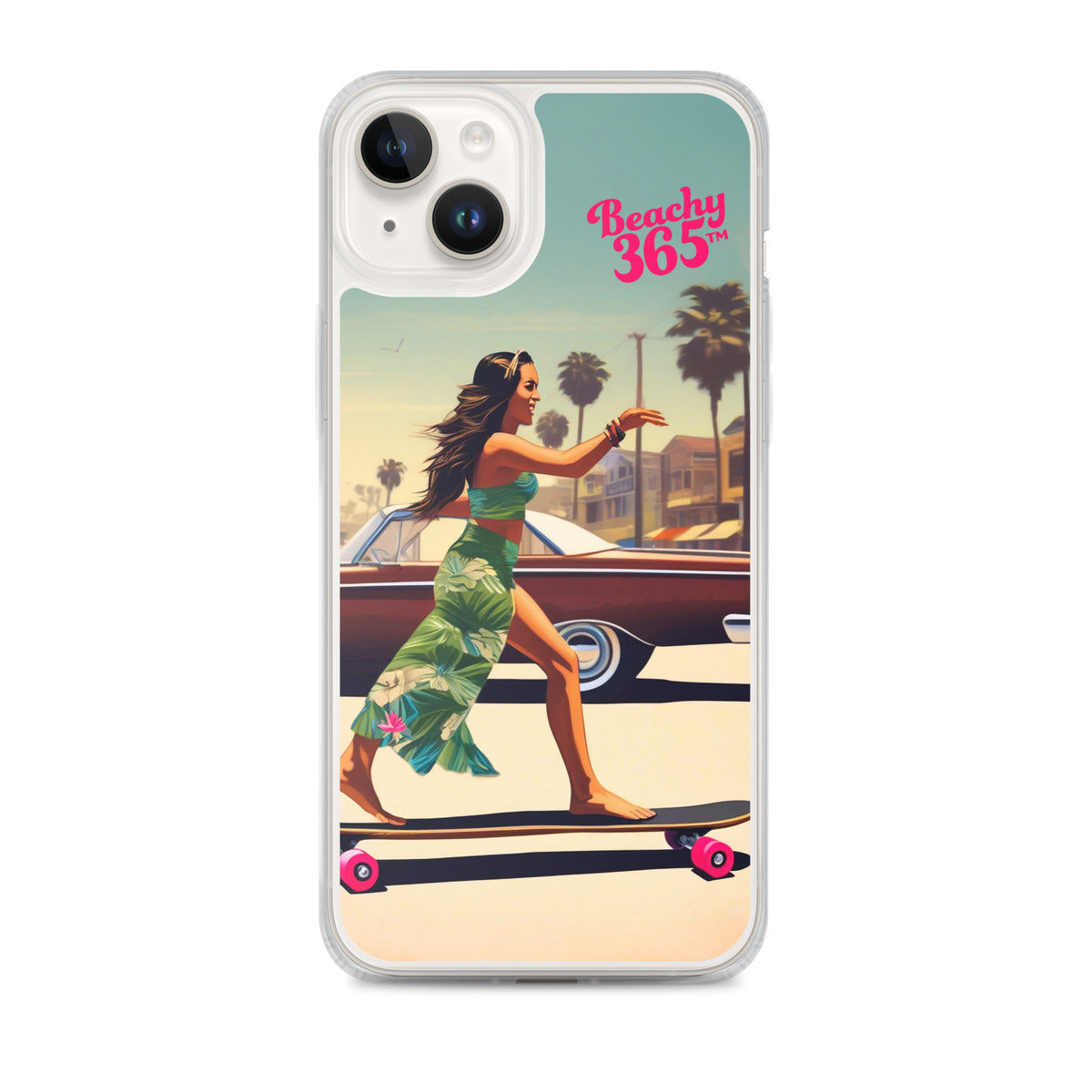 Skate Like an Egyptian - Longboard Dancer iPhone Case