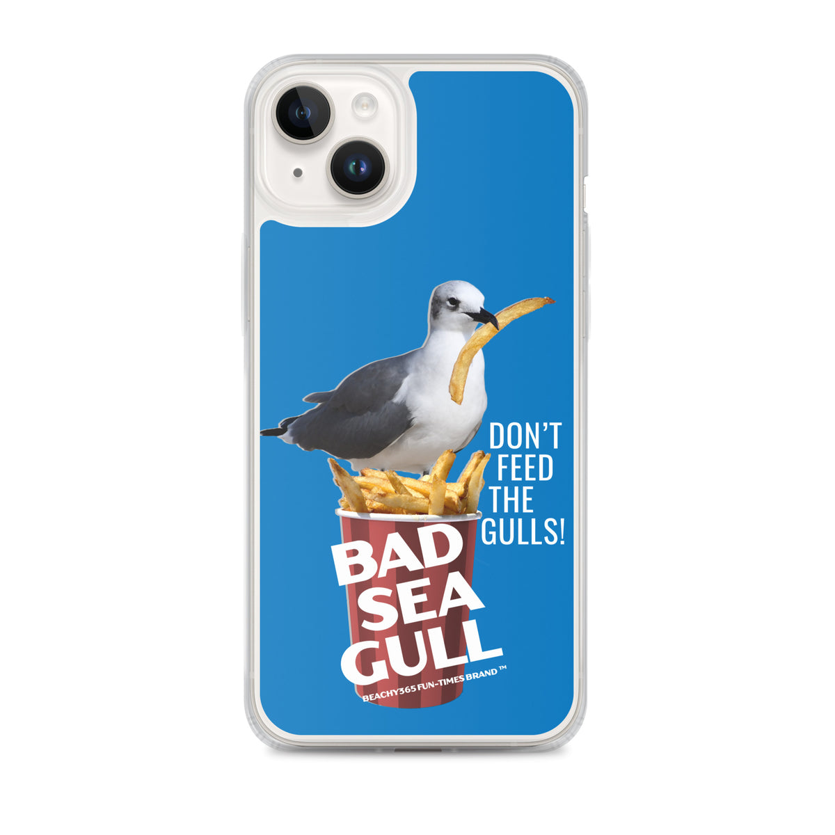 Bad Seagull Jumbo Fries iPhone Case
